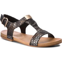Sandały LASOCKI - ARC-3039-16 Czarny. Czarne klapki damskie Lasocki, bez wzorów, z zamszu, bez obcasa, na obcasie. Za 129,99 zł.