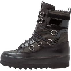 Buty zimowe damskie: Högl Botki sznurowane black