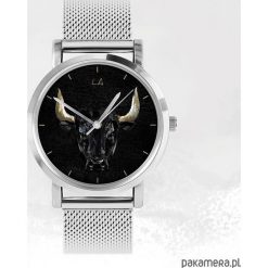 Zegarek - Byk - metalowy. Szare zegarki męskie marki Pakamera, metalowe. Za 139,00 zł.