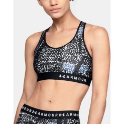 Topy sportowe damskie: Under Armour Top UA Mid Keyhole 1307197 007 1307197 007 czarny M