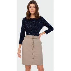 Wzorzysty sweter. Swetry damskie Greenpoint, bez wzorów, z elastanu, bez rękawów, bez kaptura. Za 49,99 zł.
