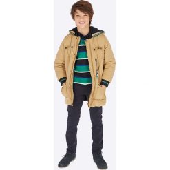 Mayoral - Spodnie dziecięce 128-172 cm. Niebieskie spodnie chłopięce Mayoral, bez wzorów, z elastanu. W wyprzedaży za 99,90 zł.