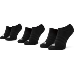 Zestaw 3 par stopek unisex adidas - Light Nosh 3PP Black/Black/Black. Czarne skarpetki damskie Adidas, bez wzorów, z elastanu. Za 39,00 zł.