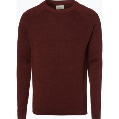 Swetry klasyczne męskie: Selected – Sweter męski, pomarańczowy