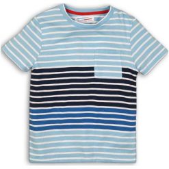 Minoti Koszulka Chłopięca 110/116 Niebieska. Niebieskie t-shirty chłopięce MINOTI, w paski, z krótkim rękawem. Za 48,00 zł.