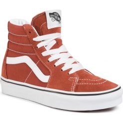 Sneakersy VANS - Sk8-Hi VN0A4U3CWK81 Picante/True White. Pomarańczowe półbuty damskie Vans, z zamszu. W wyprzedaży za 259,00 zł.