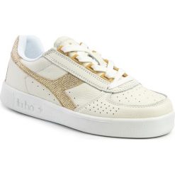 Sneakersy DIADORA - B.Elite L En 501.173135 0 C1070 White/Gold. Białe półbuty damskie Diadora, ze skóry. W wyprzedaży za 179,00 zł.
