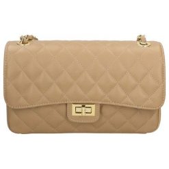 Arturo Vannini Torebka Damska Crossbody Beżowy Uni. Brązowe torebki klasyczne damskie Arturo Vannini, bez wzorów, bez dodatków. Za 519,00 zł.