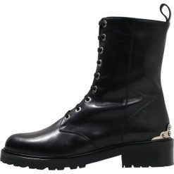 Botki damskie: Gardenia ELIAH Botki sznurowane black