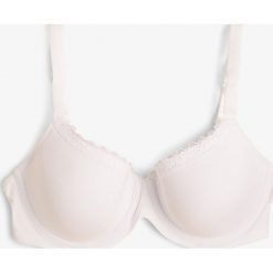 Esprit Casual - Damski biustonosz, biały. Białe biustonosze Esprit Casual, w koronkowe wzory, z koronki. Za 129,95 zł.