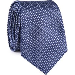Krawat KWGR001855. Białe krawaty męskie Giacomo Conti, bez wzorów, z mikrofibry, eleganckie. Za 69,00 zł.