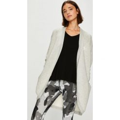 Nike Sportswear - Bluza. Szare bluzy rozpinane damskie Nike Sportswear, l, z nadrukiem, z bawełny, z kapturem. Za 219,90 zł.