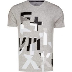 T-shirt BOGNER FOX. Szare t-shirty męskie Bogner, z nadrukiem, z tkaniny, sportowe, z okrągłym kołnierzem. W wyprzedaży za 176,00 zł.