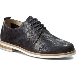Oxfordy CAPRICE - 9-23200-28 Ocean Suede 857. Niebieskie jazzówki damskie Caprice, ze skóry, na obcasie. W wyprzedaży za 199,00 zł.