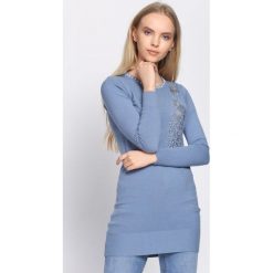 Niebieska Sukienka Unclouded. Niebieskie sukienki dzianinowe Born2be, l. Za 59,99 zł.