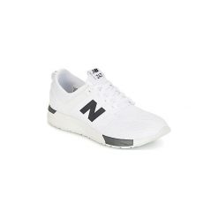 Buty Dziecko New Balance KL247. Białe trampki dziewczęce New Balance, bez wzorów, bez zapięcia. Za 239,99 zł.