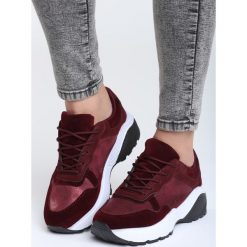Bordowe Buty Sportowe Minute To Midnight. Czerwone buty sportowe damskie Born2be, z dresówki, sportowe. Za 89,99 zł.