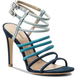 Sandały SCHUTZ - S 02052 0049 003 U Jeans/New Ocean/Dress Blue. Niebieskie klapki damskie Schutz, bez wzorów, z jeansu, bez obcasa, na obcasie. W wyprzedaży za 379,00 zł.