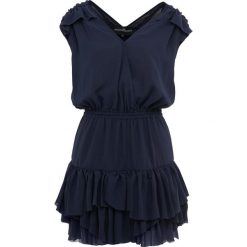 DESIGNERS REMIX LEA Sukienka koktajlowa navy. Białe sukienki koktajlowe marki DESIGNERS REMIX, z elastanu, polo. Za 899,00 zł.