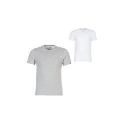 T-shirty z krótkim rękawem Levis SLIM 2 PACK CREW TEE. Szare t-shirty męskie Levi's®, xl, bez wzorów, bez kołnierzyka, krótkie. Za 119,20 zł.