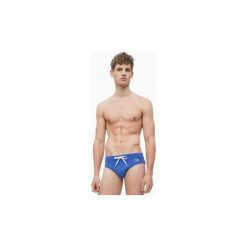 Slipy Calvin Klein Jeans KM0KM00251 BRIEF. Niebieskie skarpetki męskie Calvin Klein Jeans, bez wzorów, z jeansu. Za 126,03 zł.
