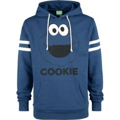 Ulica Sezamkowa Cookie Monster Bluza z kapturem ciemnoniebieski. Niebieskie bluzy męskie marki Ulica Sezamkowa, l, w paski, z kapturem. Za 184,90 zł.