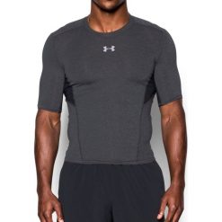 Under Armour Koszulka męska CoolSwitch Short Sleeve grafitowo-czarna r. S (1271334090). Czarne koszulki sportowe męskie marki Under Armour, m. Za 116,91 zł.