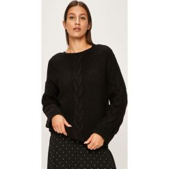Answear - Sweter. Czarne swetry damskie ANSWEAR, s, bez wzorów, z wełny, bez rękawów, bez kaptura. W wyprzedaży za 79,90 zł.
