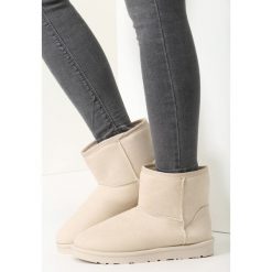 Beżowe Śniegowce What's Going On. Brązowe buty zimowe damskie vices. Za 89,99 zł.