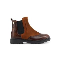 XTI botki damskie 37 brązowe. Pomarańczowe botki damskie Xti, eleganckie, bez obcasa, bez zapięcia. W wyprzedaży za 179,00 zł.