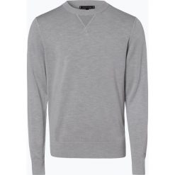 Tommy Hilfiger - Sweter męski, szary. Szare swetry męskie marki TOMMY HILFIGER, m, bez wzorów, z bawełny, bez kołnierzyka, bez kaptura. Za 579,95 zł.