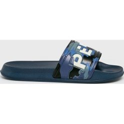 Pepe Jeans - Klapki Slider Camo. Żółte kapcie męskie Pepe Jeans, bez wzorów, z jeansu. Za 99,90 zł.