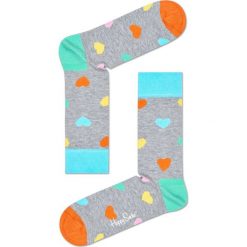 Happy Socks - Skarpety Heart. Szare skarpetki męskie marki Happy Socks, z bawełny. W wyprzedaży za 27,90 zł.