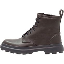 Botki damskie lity: Camper Botki sznurowane dark gray