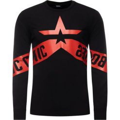 Bluza Diesel T-Just-LS-Star 00SY8B0PATI. Czarne bluzy męskie Diesel, xl, bez wzorów, retro, bez kołnierzyka, bez rękawów, bez kaptura. W wyprzedaży za 239,00 zł.