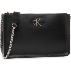 Torebka CALVIN KLEIN JEANS - Ew Crossbody W/Chain K60K606849 BDS. Czarne torebki klasyczne damskie Calvin Klein Jeans, bez wzorów, z jeansu, wizytowe, bez dodatków. Za 359,00 zł.