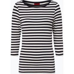 HUGO - Damska koszulka z długim rękawem – Dannela_2, niebieski. Niebieskie t-shirty damskie marki HUGO, s, w paski, z dżerseju. Za 329,95 zł.