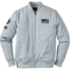 Kurtka bejsbolówka Regular Fit bonprix szary. Szare bejsbolówki męskie bonprix, m, bez wzorów, bez kaptura. Za 69,99 zł.