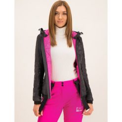 Kurtka puchowa EA7 Emporio Armani 6GTB06 TNQ9Z 1200. Czarne kurtki damskie EA7 Emporio Armani, xs, bez wzorów, z puchu, bez kaptura. W wyprzedaży za 739,00 zł.