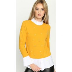 Żółta Bluzka Elizabethan Pearls. Żółte bluzki longsleeves Born2be, s. Za 54,99 zł.