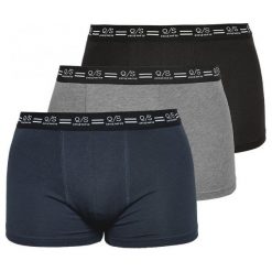 Q/S Designed By Bokserki Męskie 3-Pack S, Wielokolorowy. Szare bokserki męskie marki 4f, l, z elastanu, z długim rękawem. Za 80,00 zł.