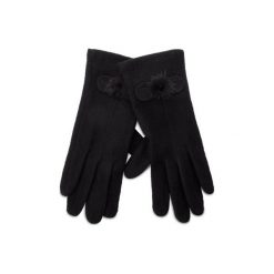 ACCCESSORIES 1W6-006-AW18. Czarne rękawiczki damskie ACCCESSORIES, bez wzorów, z wełny. Za 29,99 zł.