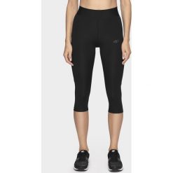 Legginsy treningowe damskie SPDF281 - głęboka czerń. Legginsy damskie 4f, bez wzorów, z dzianiny. Za 139,99 zł.