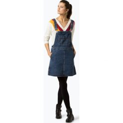 Tommy Jeans - Sukienka damska, niebieski. Niebieskie sukienki damskie marki Tommy Jeans, s, bez wzorów, z jeansu, eleganckie, bez kołnierzyka, bez rękawów. Za 539,95 zł.