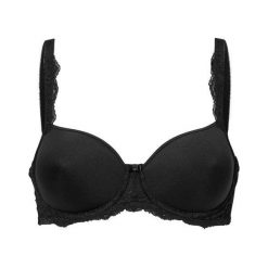 Triumph Biustonosz z fiszbinami Amourette Charm czarny female czarny 70B. Czarne biustonosze Triumph, w koronkowe wzory, z koronki. Za 189,00 zł.