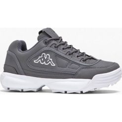 Sneakersy Kappa na podeszwie platformie bonprix szary. Szare sneakersy damskie bonprix. Za 189,99 zł.
