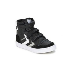 Buty Dziecko Hummel STADIL JR VELCRO HIGH. Czarne trampki dziewczęce Hummel, bez wzorów, bez zapięcia. Za 231,20 zł.