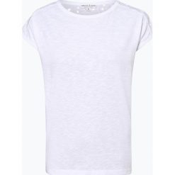 Marie Lund - T-shirt damski, biały. Białe t-shirty damskie Marie Lund, xxl, w koronkowe wzory, z bawełny, bez kołnierzyka. Za 59,95 zł.