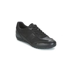Buty Geox U WELLS A. Czarne trampki męskie Geox, bez wzorów, bez zapięcia. Za 430,46 zł.