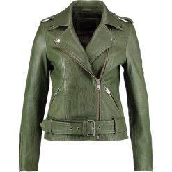 Kurtki damskie: YAS YASCROC LEATHER JACKET Kurtka skórzana deep depths